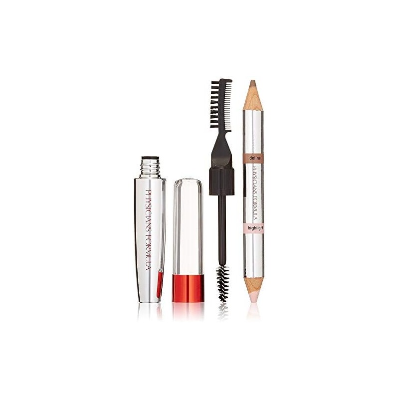 Physicians Formula Eye Booster 4-in-1 Brow Boosting Kit, Universal Brown,