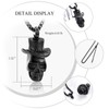 XSMZB Urn Necklace for Ashes Skull Cremation Jewelry for Ashes