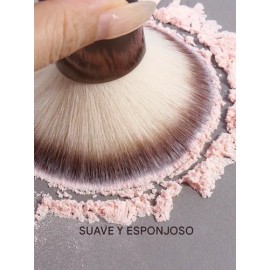 Set 7 Brochas Maquillaje Profesional Alto Nivel Color