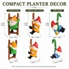 3-Piece Hanging Garden Gnome Set for Flower Pots – Mini