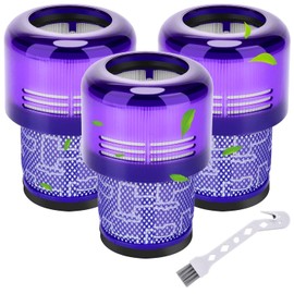 Rebirthcare 3 pack v11 filter for dyson v11 v15 filter replacement, v11 absolute v11 animal v11 torque drive sv14 cordless vacuum, replace part # 970013-02