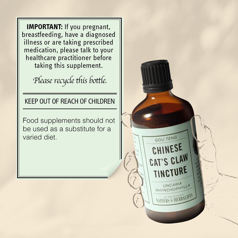 Napiers Gou Teng Tincture (Ramulus uncariae/Uncaria rhynchophylla) - Herbal Supplement