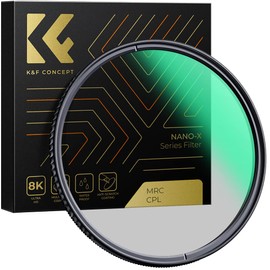 K&F Concept 58MM CPL Filter 28 Layer Slim Circular Polarizer Filter Multi-coated Polarized MRC Filter (Nano-X Series)