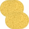 Erwin Müller Placemats Food Set of 2 Washable Curry Oval