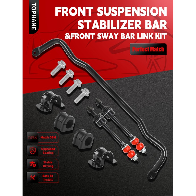 Front Sway Bar End Links Kit for 2009-2022 Dodge Ram