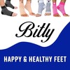 Bitly - Calcetines de compresión para fascitis plantar (1 par),