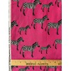 Timeless Treasures pink zebra zebras 100% cotton crafts quilting apparel