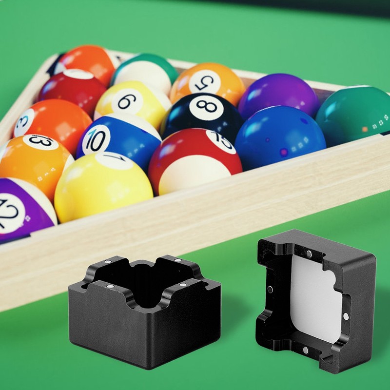 Aluminum Portable Mini Cue Tip Chalk Holder Billiard Pool Chalks