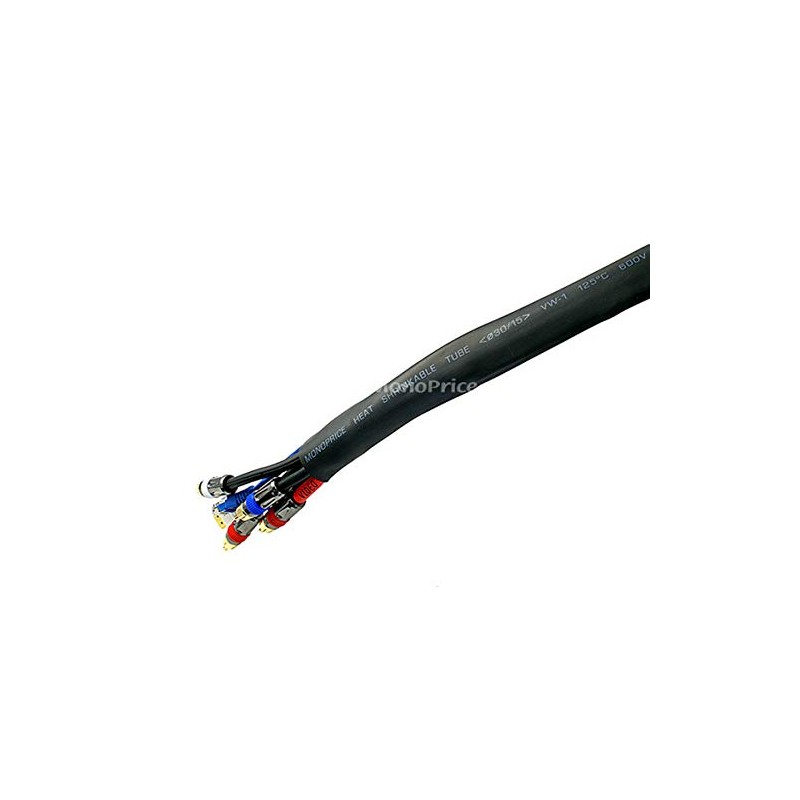 Heat shrink tubing, 15mm width, 100ft/roll - Black