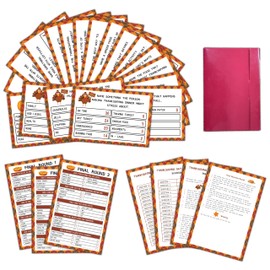 Thanksgiving Feud Game, Thanksgiving Party Games for Adults, Friendly Feud Trivia Games for Family Group Activity, Family Game Nigh Party Decorations Supplies -03