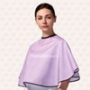 Professional Hairdressing Salon Cape Check Purple