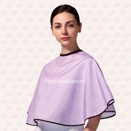 Professional Hairdressing Salon Cape Check Purple