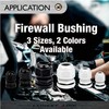 Conextlink 5pcs Waterproof IP68 Nylon Firewall Bushing Grommet Cable Gland