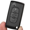 Binnan Car Key Casing, 3-Button Remote Control, Pack of 2