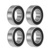 sourcing map 173110-2RS Deep Groove Ball Bearings 17mm x 31mm