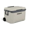 Igloo Bone White and Gray 60-Quart Sunset Roller Cooler -
