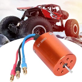 Keenso 3800KV Metal RC Internal Rotation Brushless Motor, 2838 RC Accessory Fit for 1/12 1/14 RC Car Boat 2.3mm Shaft