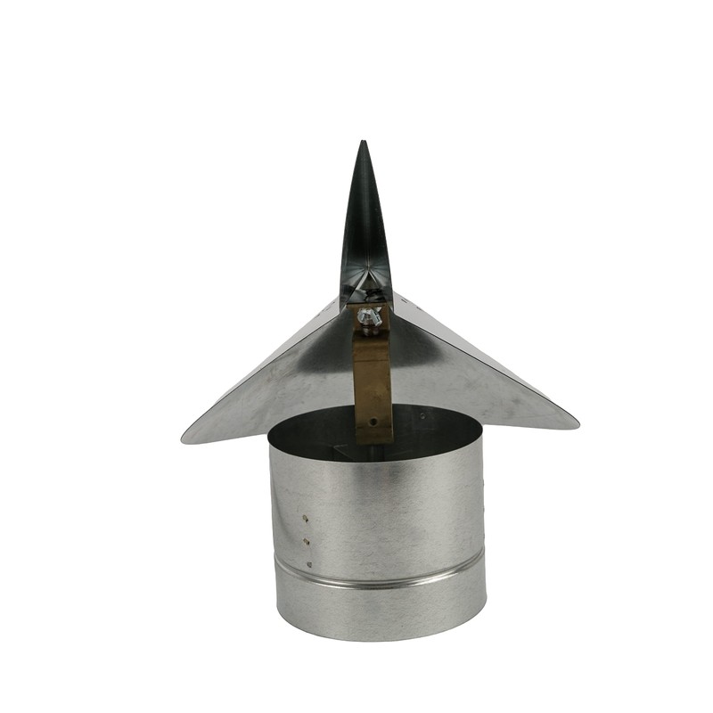 FAMCO Wind Directional Chimney Cap (Galvanized Steel, 9 Inch)