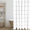 HALL & PERRY The Grid Ellis White and Black Fabric