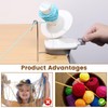 Yarn Winder with Metal Handle Hand Operated Yarn Ball Spinner