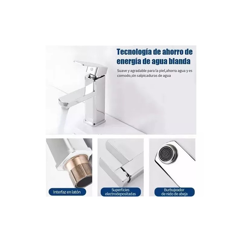 Viopy Llaves Para Lavabo Grifo De Acero Inoxidable Tapa Del