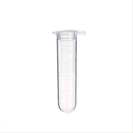 zoomto 5ml Microcentrifuge Tubes 300PCS,Centrifuge Tubes with Attached Lid,Clear Round Micro Centrifuge Small Sample Bottle Vials Container for Lab，Plastic Lab Snap Tubes，Clear Graduation