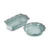 Le Creuset Stoneware Set of 2 9" Heritage Fluted Pie