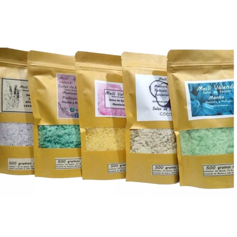 Meili Valendi Sales Exfoliantes Pies Y Manos Lavanda 3 Bolsas