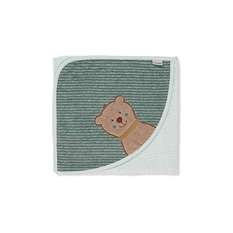 Sterntaler Ben Bear Hooded Bath Towel, Age 0 Months +,