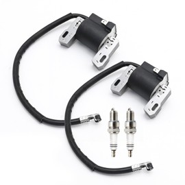 JUUDDENPARTS 2Pcs 592846 Ignition Coils with Spark Plug Replacement for Brig-straton 4035A7 404577 403677 406777 407677 407777 Engines, Replaces 691060 592846 799651 499447 Ignition Coil
