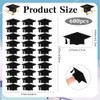 Graduation Cap Stickers, 600 PCS Black Graduations Hat Stickers 2025,