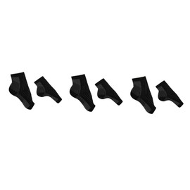 FOMIYES 6pairs Sports Compression Socks Ankle Support for Plantar Fasciitis Elastic Breathable and Xl