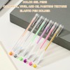 PATIKIL 12 Pcs Colored Gel Pens, 0.5mm Fine Point Pastel