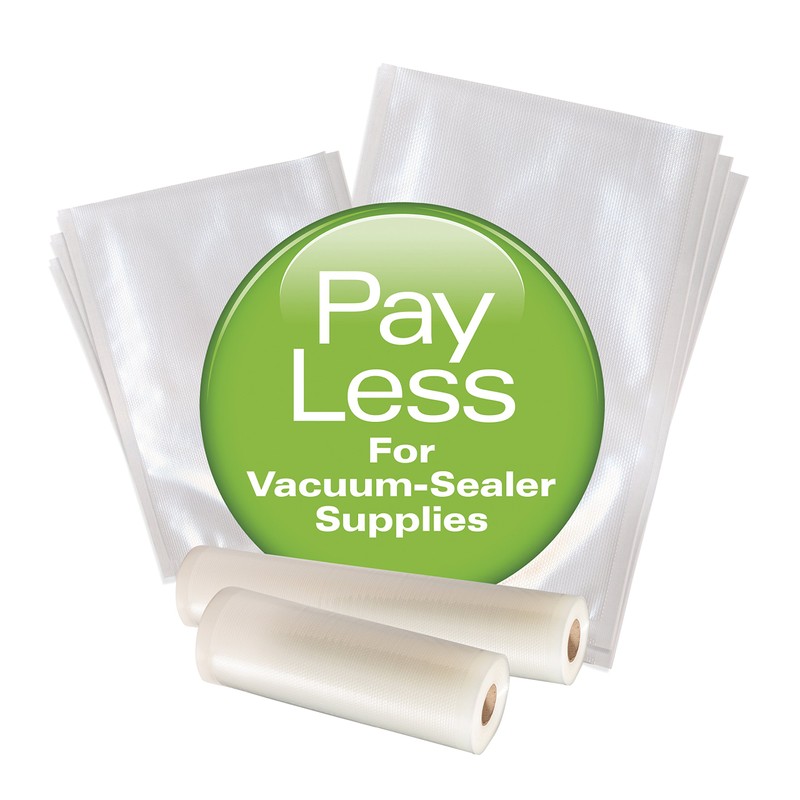 Hamilton Beach Vacuum Sealer, (3-Pack) 8 in x 20 ft