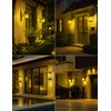 DORESshop Yellow Light Bulbs, Bug Lights for Outside, A19 Bug