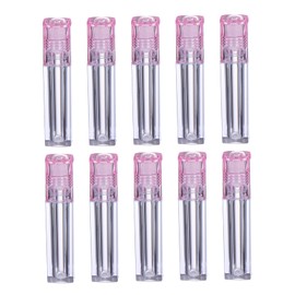Ipetboom Lip Oil Roller Ball Bottles Essential Oil Bottles Portable Square Lip Gloss Containers