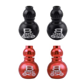 Saipor 4pcs Gourd Bicycle Brake Cable Wire End Cap Alloy Cable Wire End Cap Suitable for Road Bike and Mountain Bike