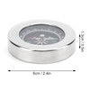 Mini Compass, 60 mm Stainless Steel Compass, Portable Pocket Compass,