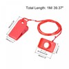 sourcing map Fitness Magnet Key, 46x28mm Rectangle Shell, 15mm Dia.