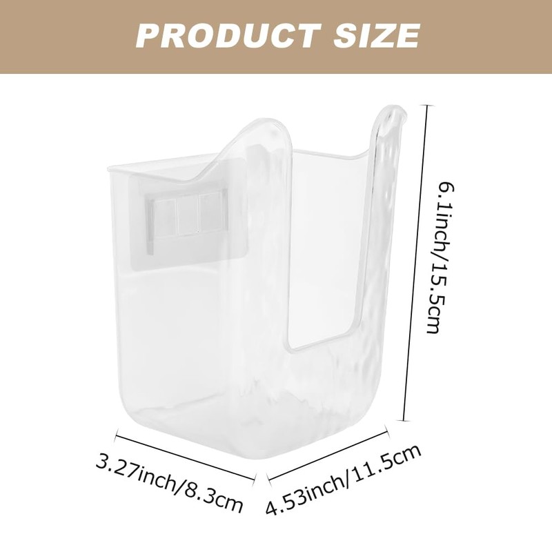2pcs Bathroom Wipes Holder, Kitchen Wall Mounted Wipes Container