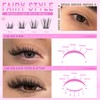 Manga Lash Clusters Wispy Cluster Eyelash Extensions 10-16mm Thin Band