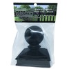 3" x 3" Aluminium Ball Top Post Cap for Metal