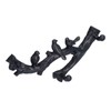 Decorative Hook Black Bird Branch Shape Three Dimensional Wall Mounted