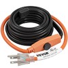 VEVOR Pipe Heating Cable, 9-feet 7W Heat Tape for Pipes with Built-in Thermostat, Protects PVC Hose, Metal and Plastic Pipe from Freezing, 120V
