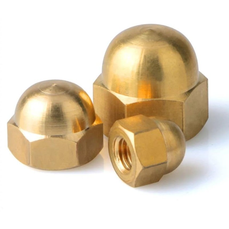 Solid Brass Dome Nuts Acorn Nuts Solid Brass Cap Nuts
