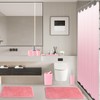 XLHOMO Bathroom Accessory Set–Bathroom Sets with Shower Curtain and Rugs,