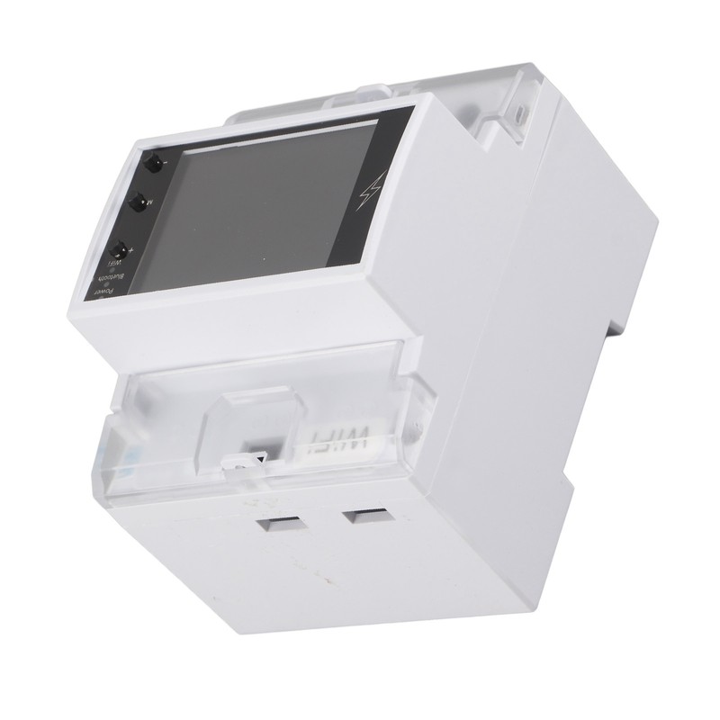 Multifunctional Power Meter DIN Rail 2.4in TFT Display Electric Energy