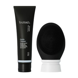 Buttah by Dorion Renaud Buttah Skin by Dorion Cleanse + Vibe Brush Kit | Buttah Vibe Cleansing Face Brush | Buttah Facial Cleanser 3.4oz | 2-Speed Son