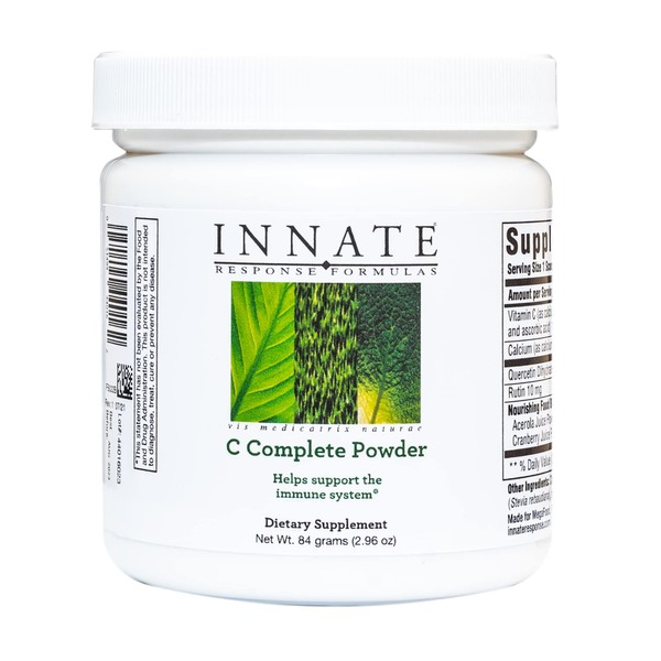 INNATE Response Formulas - C Complete Powder, Antioxidant Vitamin C Supplement, Vegetarian - 2.9 Oz (30 Servings)