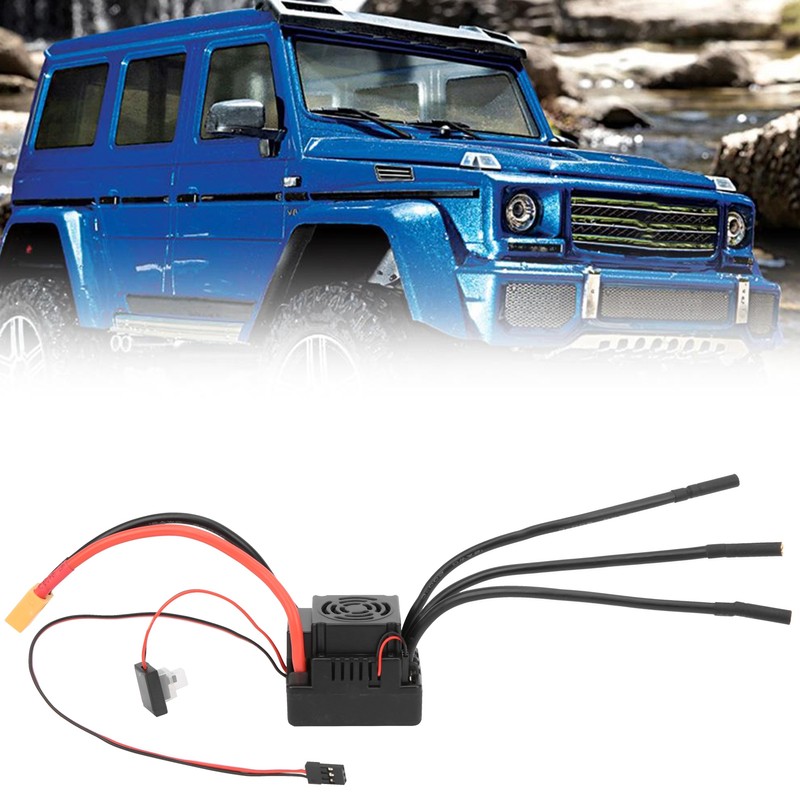 80A Waterproof Brushless ESC Electric Speed Controller Accessory for 1/8